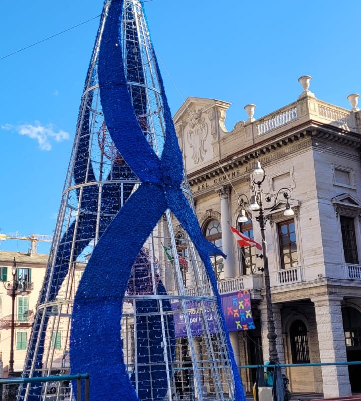 Christmas dance in piazza Sisto IV